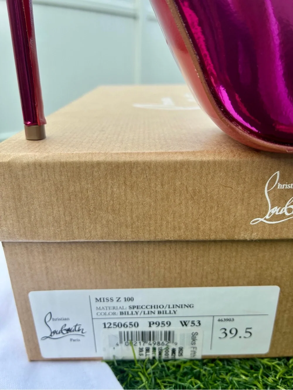 Christian Louboutin distinguished by